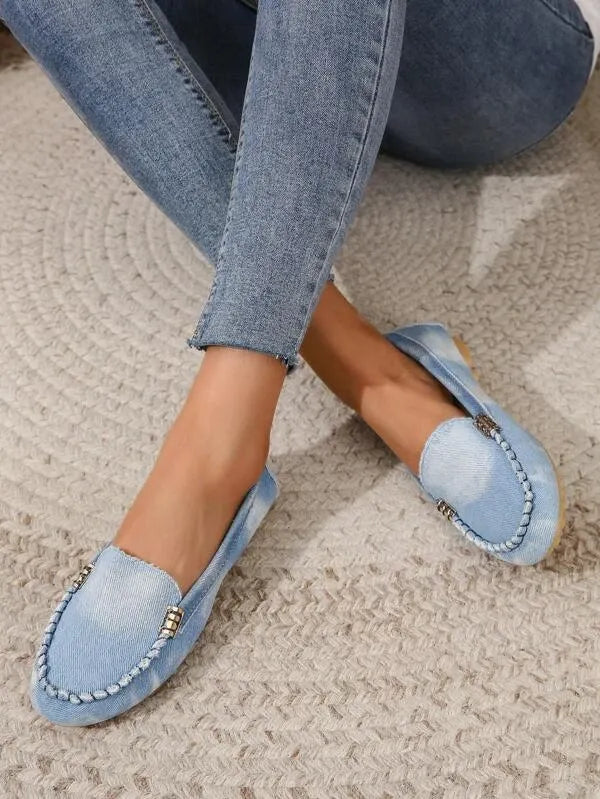 Anasta™ – Slip-on Platt Vardagsloafer