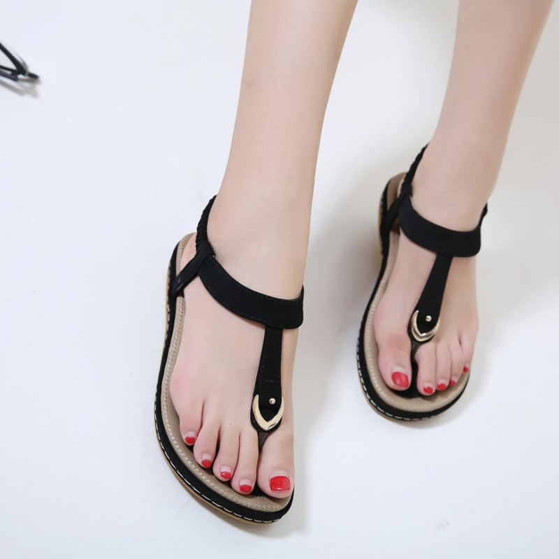 Laila™ - Casual sandaler med platt klack