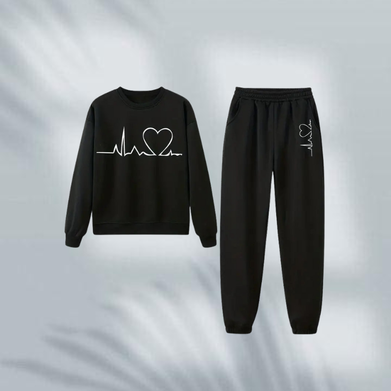 Hoppets flamma Sweatshirt Set | Tillsammans mot bröstcancer