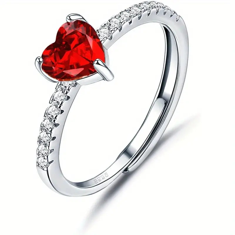 Elegant Hjärtformad Ring | Tillsammans mot Bröstcancer