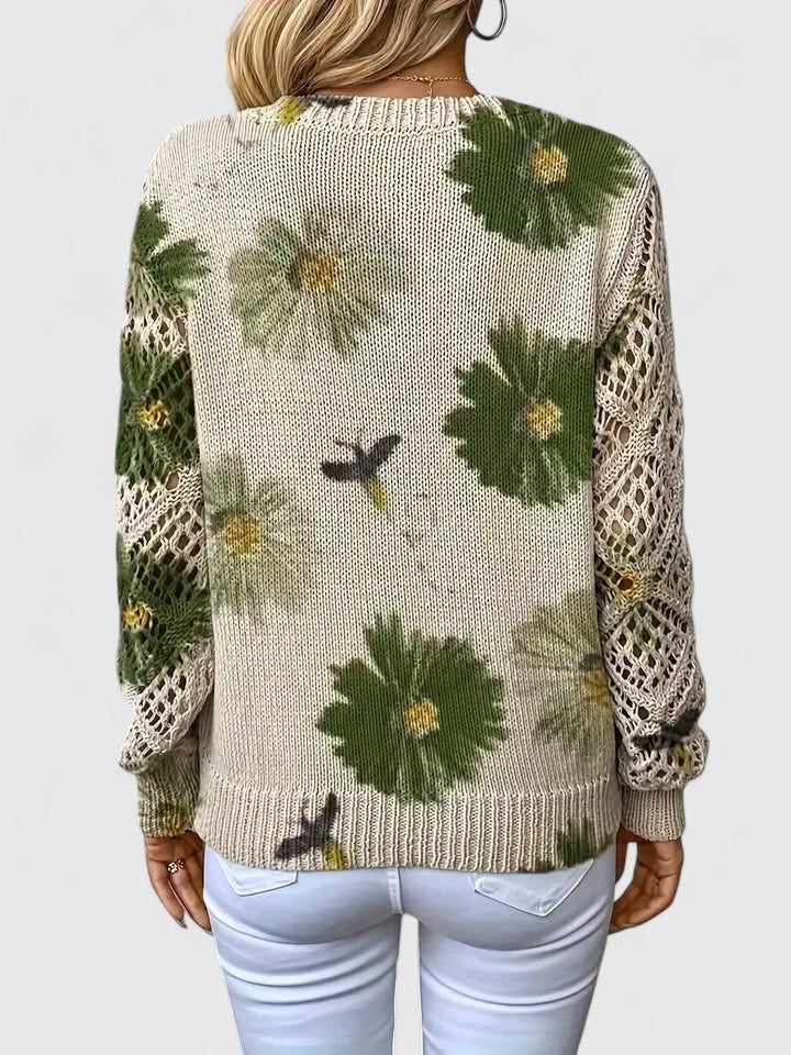Aurélie™ - Elegant Blomsweater