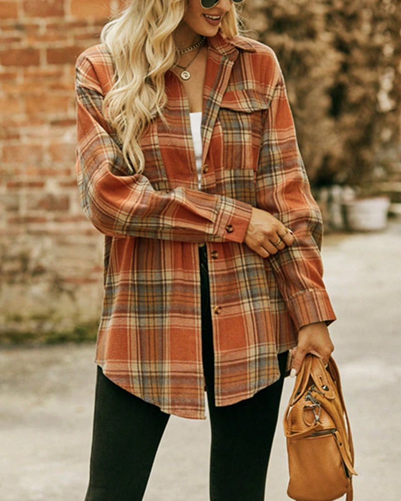 Amara™ - Rutig Modeskjorta