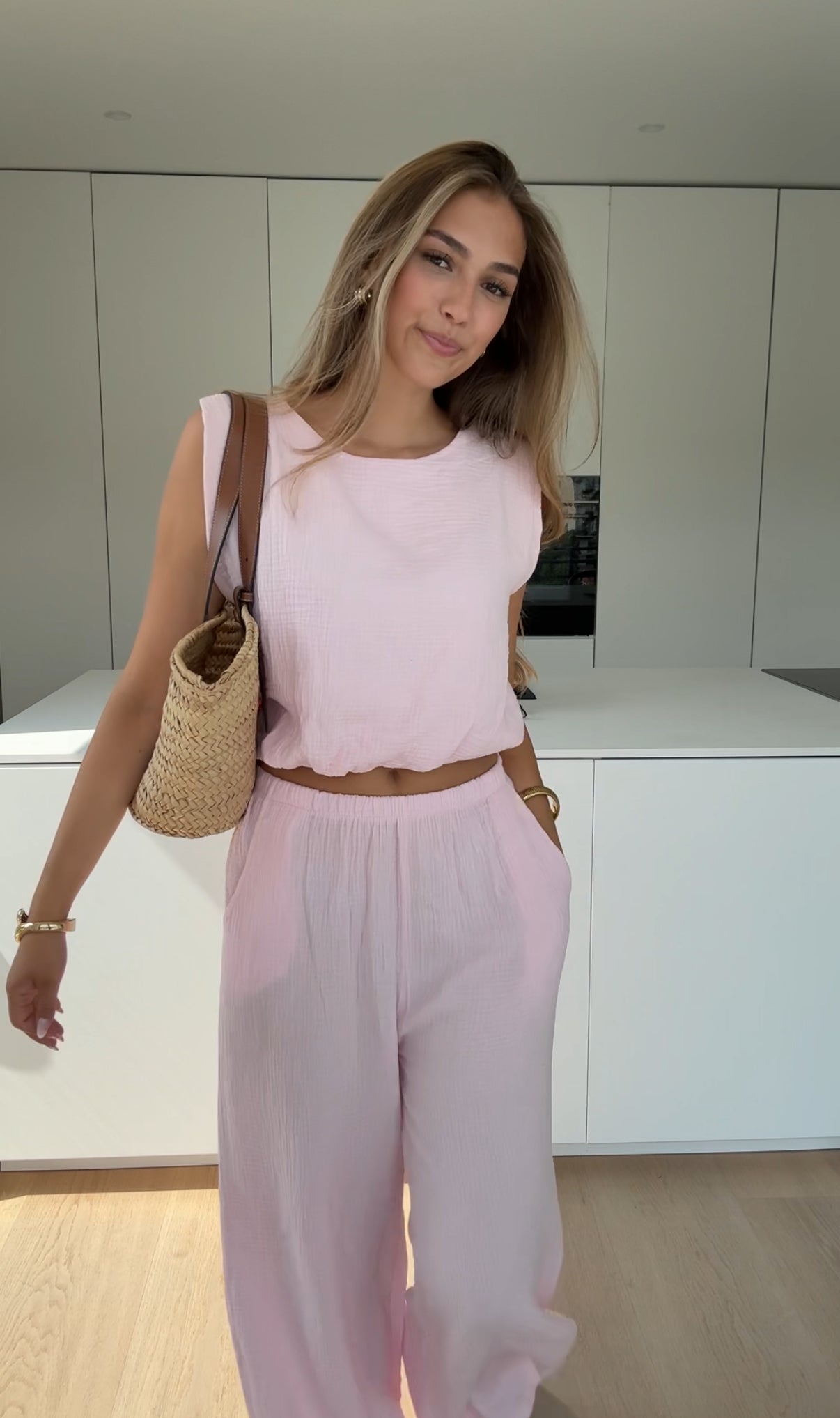 Rania™ – Mjuk Rosé Våffelset