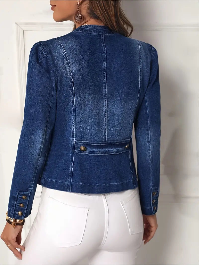 Ava™ - Klassisk Jeansblazer