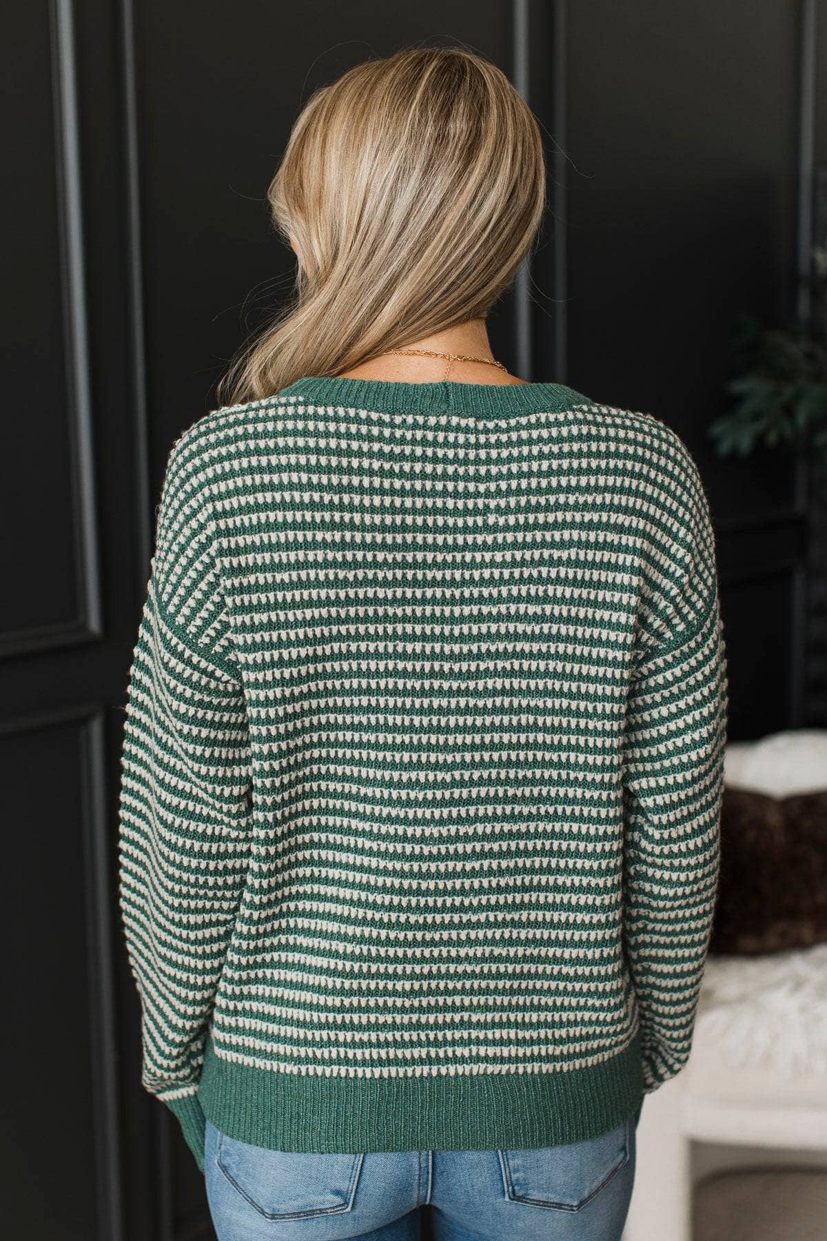 Linnea™ - Vaffelstickad Tröja