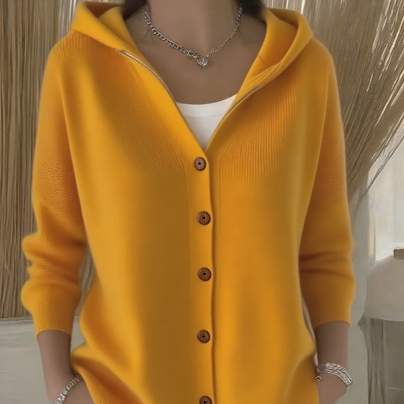 Dinah™ - Mjukstickad Kofta