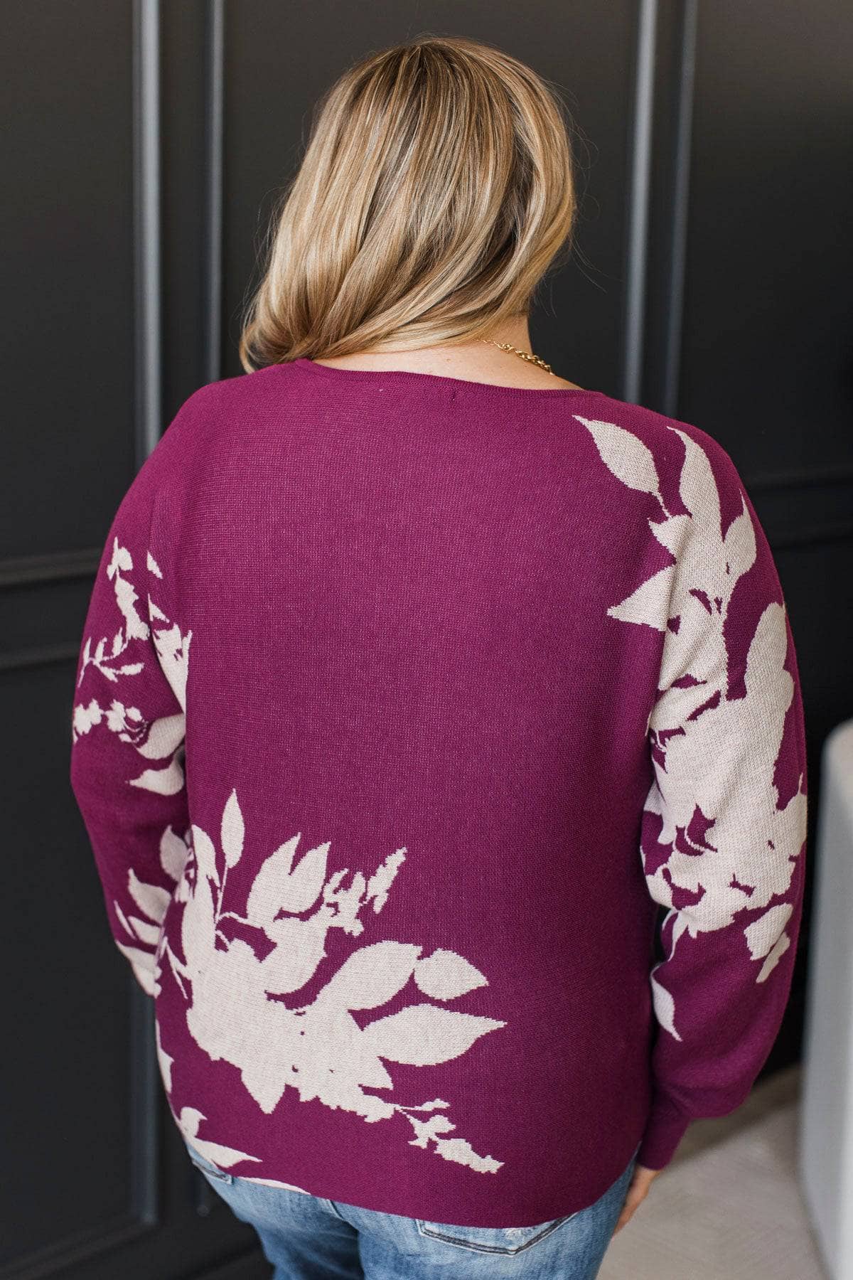 Liv™ - Blommig Dolmantröja