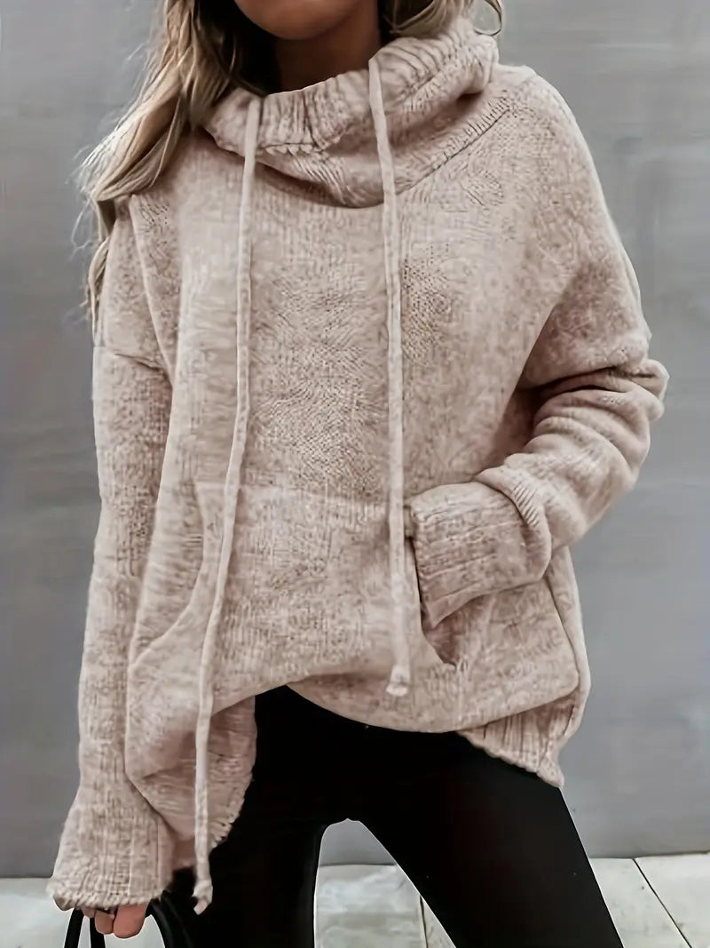 Natala™ - Känguruficka Stickad Tröja