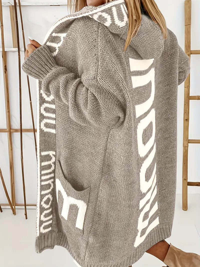 Anna™ - Elegant Lång Cardigan för Damer