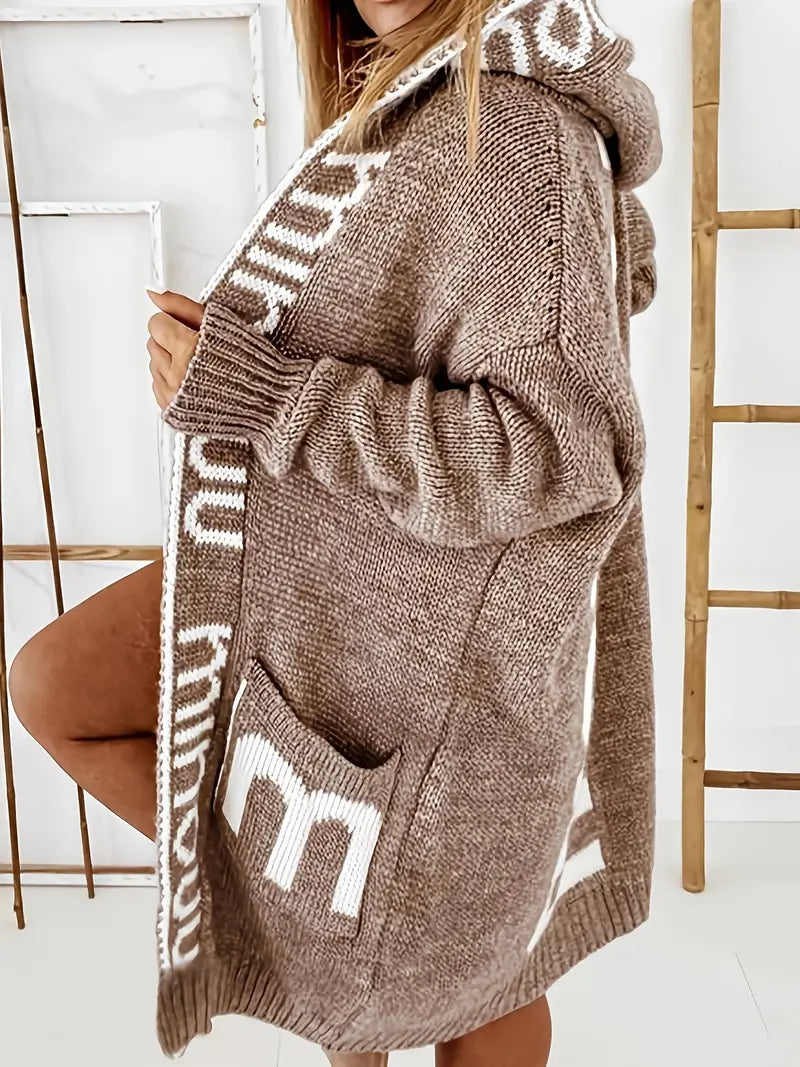 Anna™ - Elegant Lång Cardigan för Damer
