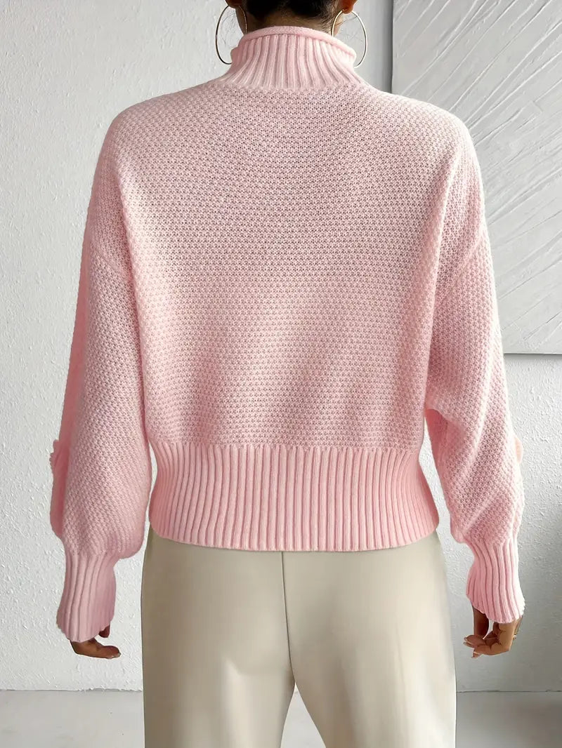 Blommig Rosa Tröja | Tillsammans mot Bröstcancer