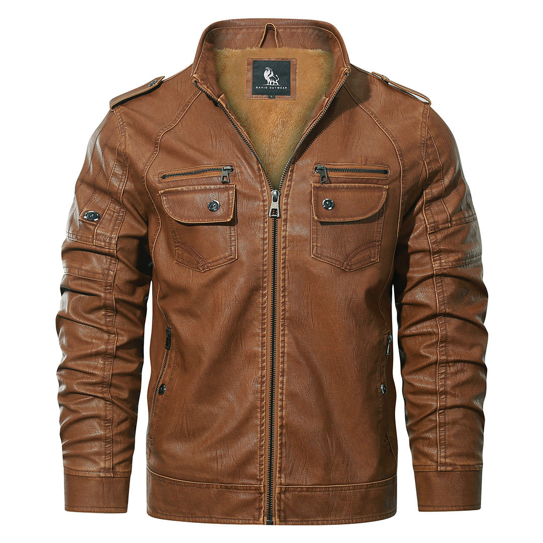 Arlo™ - Mjuk Zip Bikerjacka