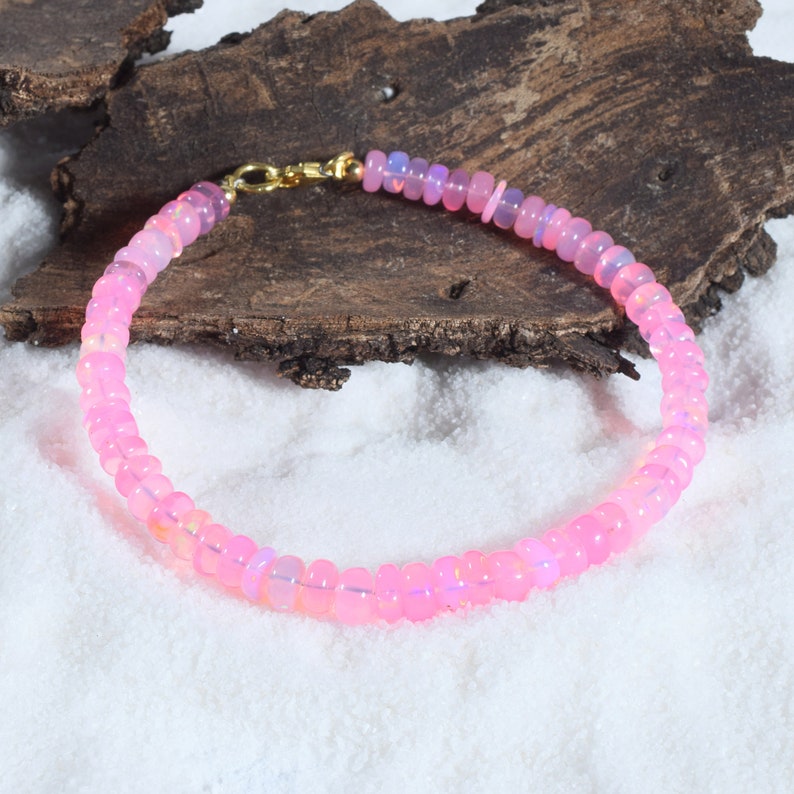 Rosa Opalarmband | Tillsammans mot Bröstcancer