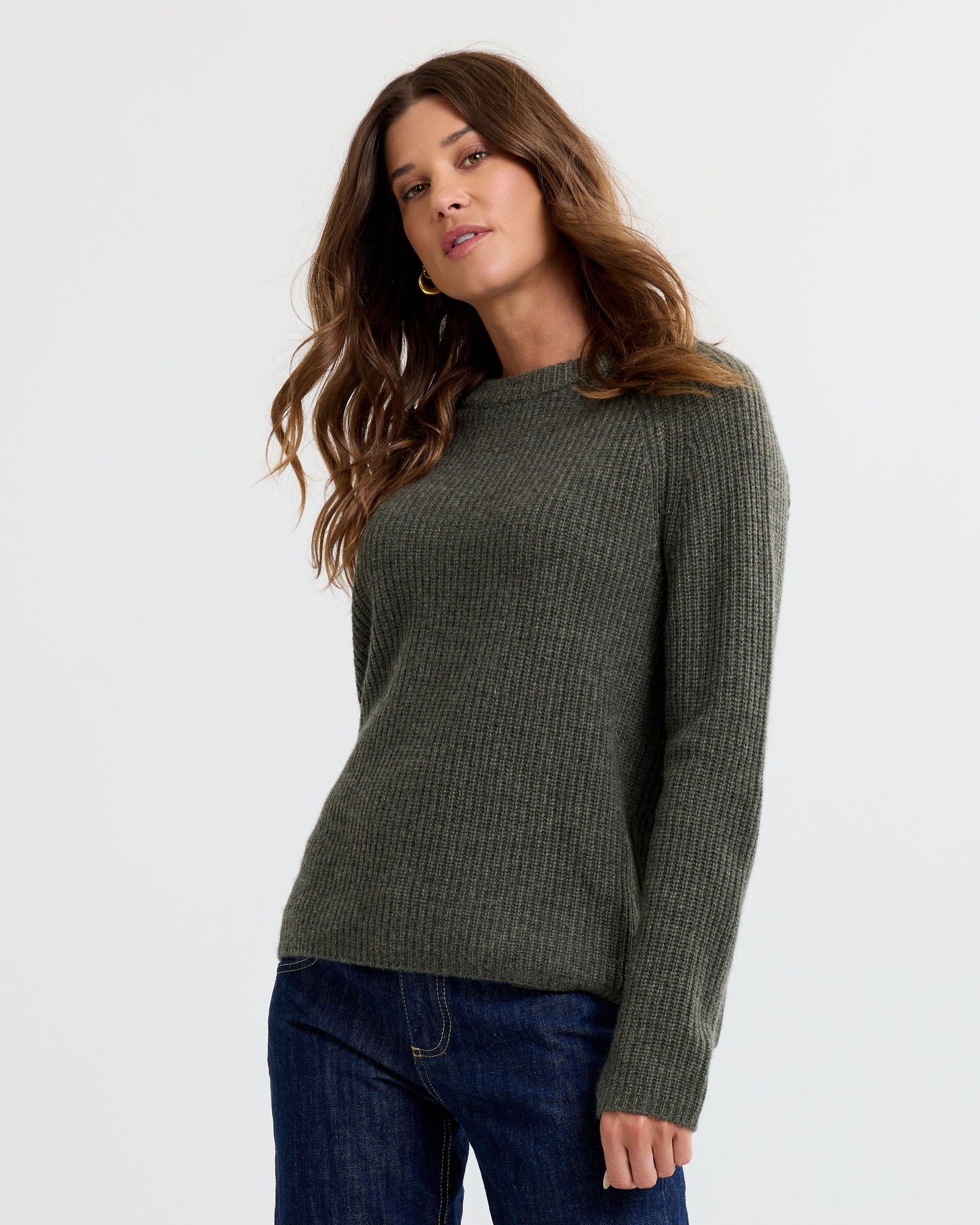 Ida™ - Kashmirtröja i Fiskarstil