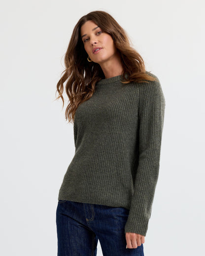 Ida™ - Kashmirtröja i Fiskarstil