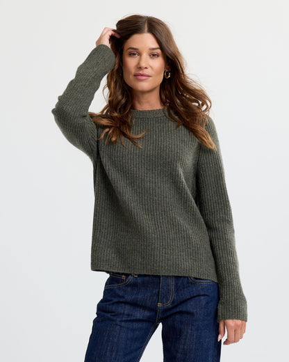 Ida™ - Kashmirtröja i Fiskarstil