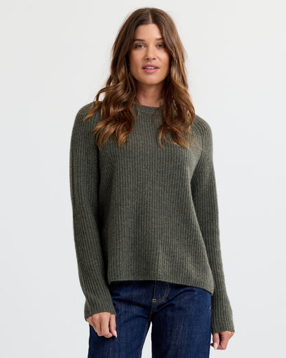 Ida™ - Kashmirtröja i Fiskarstil