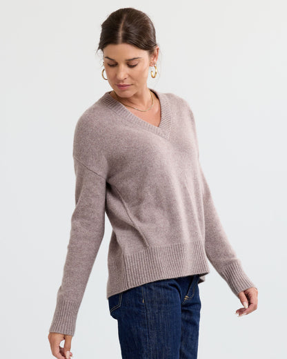 Alvae™ - Kashmirtröja med V-ringning