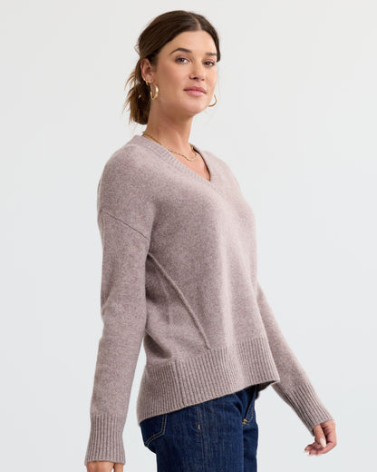 Alvae™ - Kashmirtröja med V-ringning