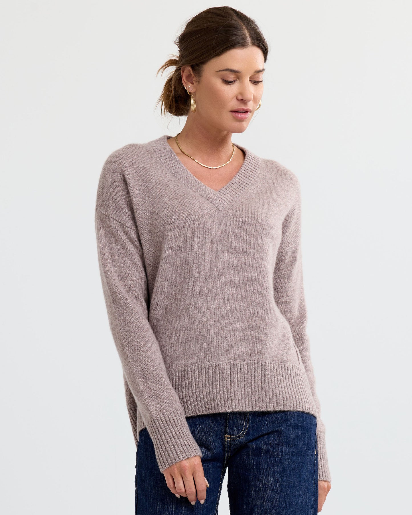 Alvae™ - Kashmirtröja med V-ringning