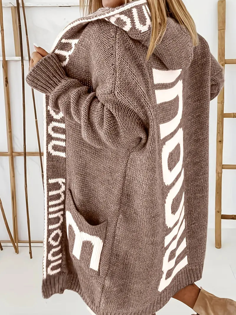 Anna™ - Elegant Lång Cardigan för Damer