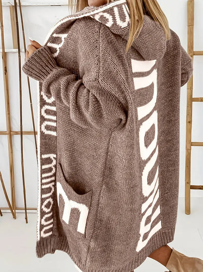 Anna™ - Elegant Lång Cardigan för Damer