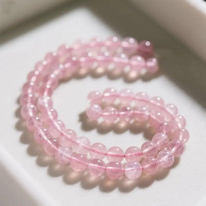 Rospärlhalsband | Tillsammans mot Bröstcancer