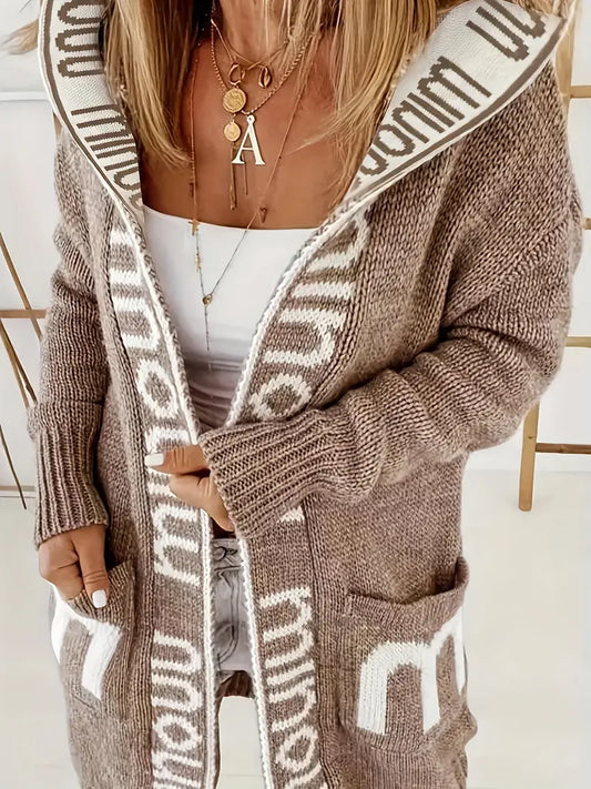 Anna™ - Elegant Lång Cardigan för Damer