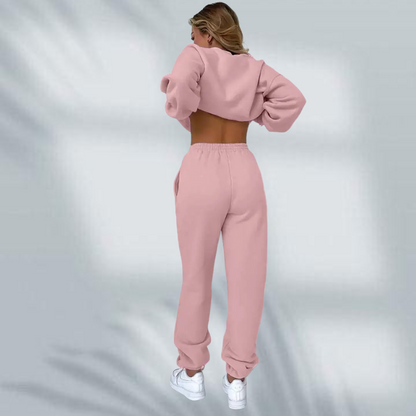 Hoppets flamma Sweatshirt Set | Tillsammans mot bröstcancer