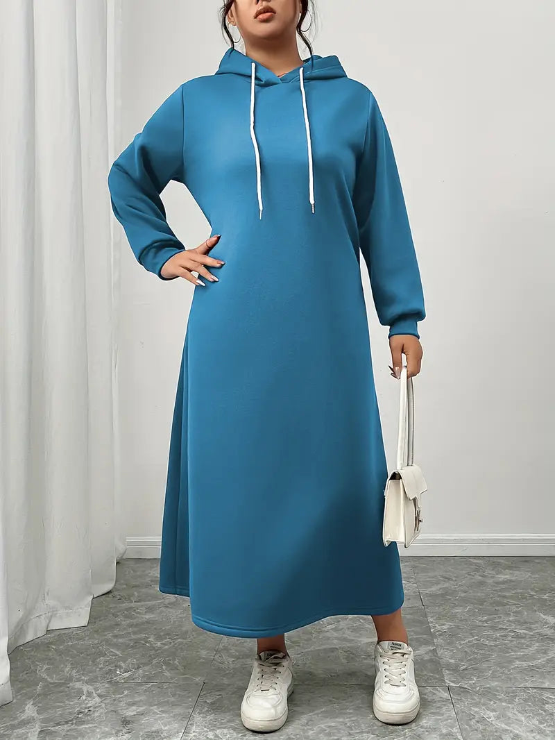 Lilla™ - Bekväm Hoodieklänning