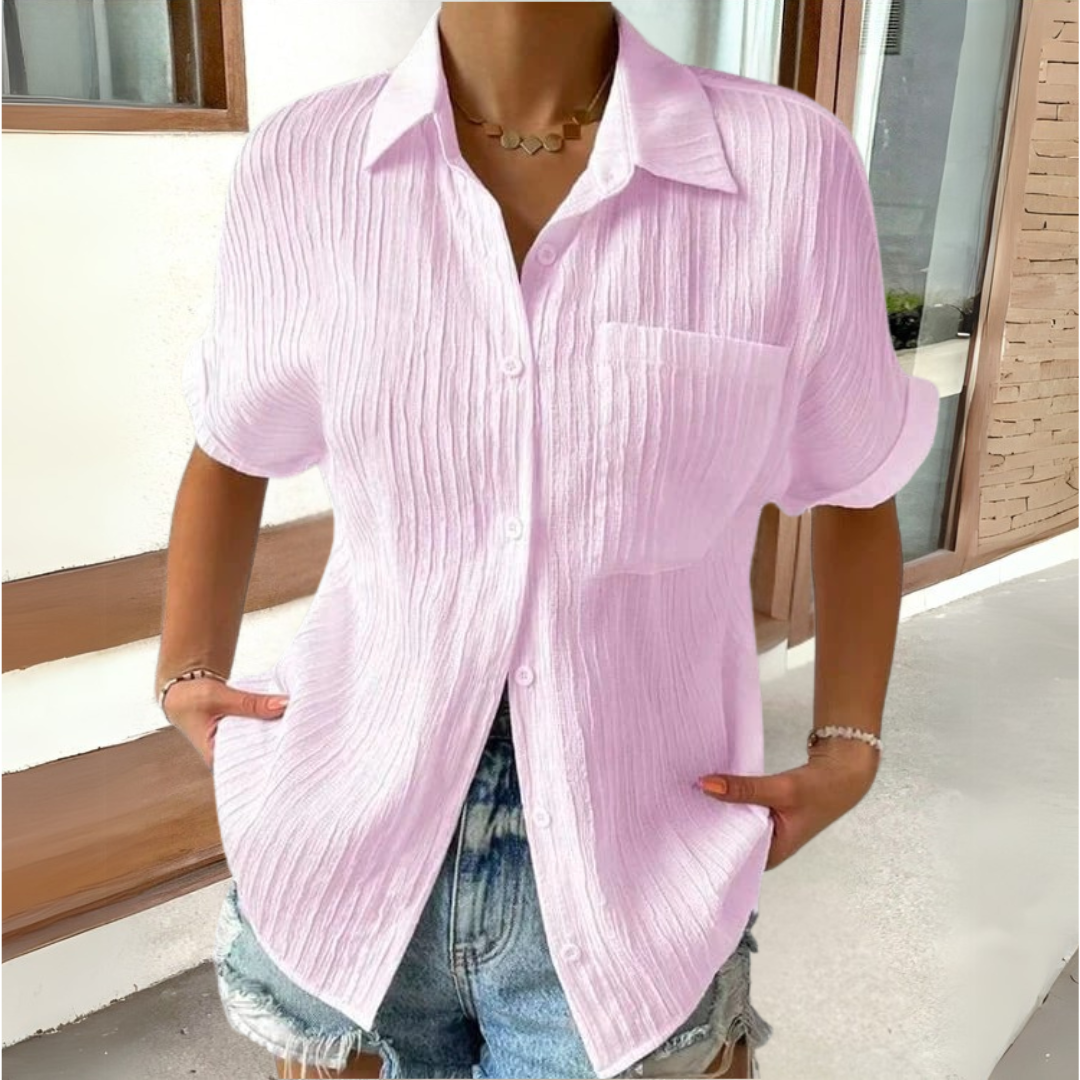 Petra™ – Elegant Kragskjorta för Dam