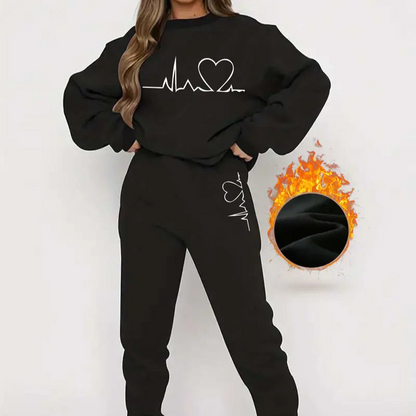 Hoppets flamma Sweatshirt Set | Tillsammans mot bröstcancer