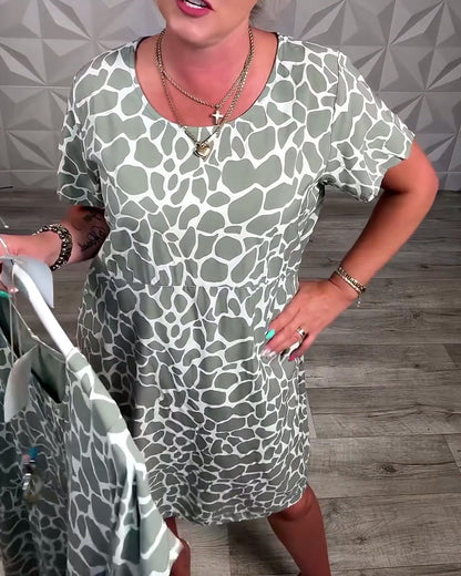 Taleyya™ - Avslappnad Sommar Midiklänning