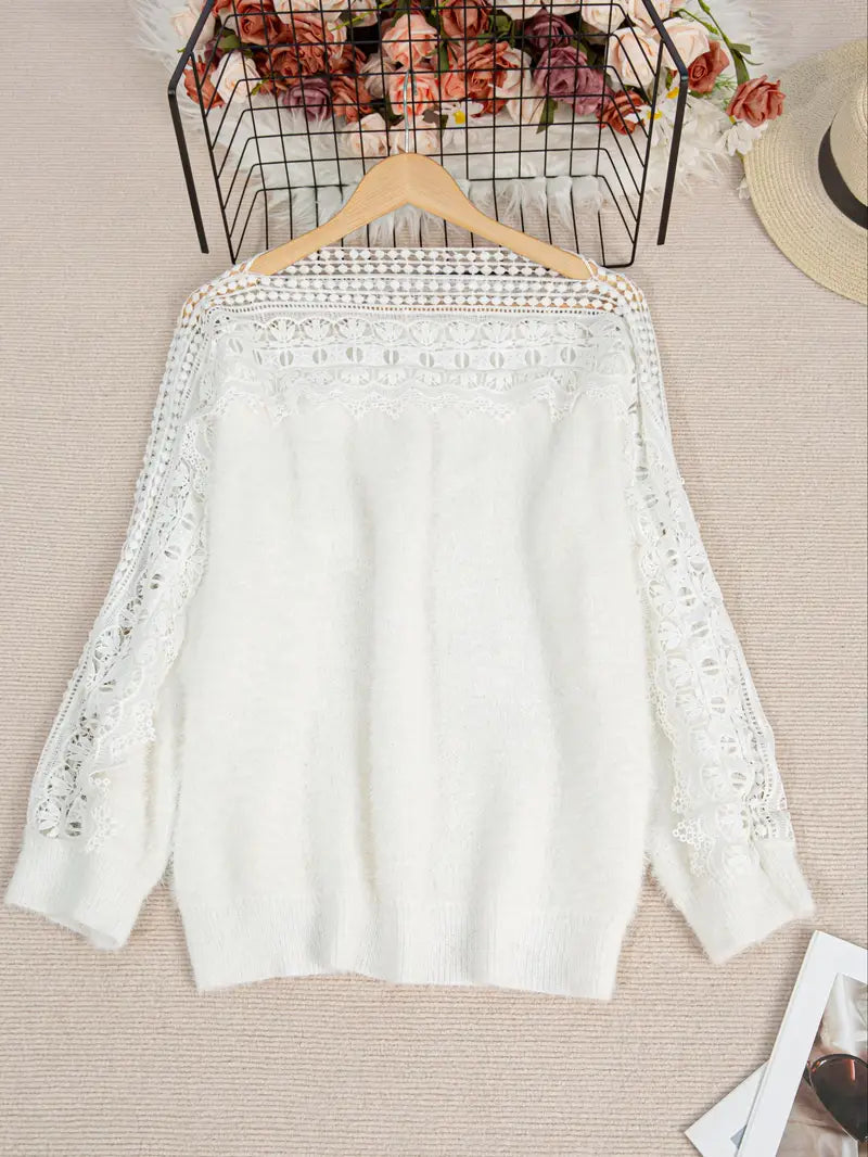 Spetsdetalj Tröja | Tillsammans mot Bröstcancer