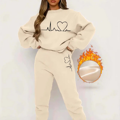 Hoppets flamma Sweatshirt Set | Tillsammans mot bröstcancer