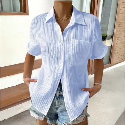 Petra™ – Elegant Kragskjorta för Dam