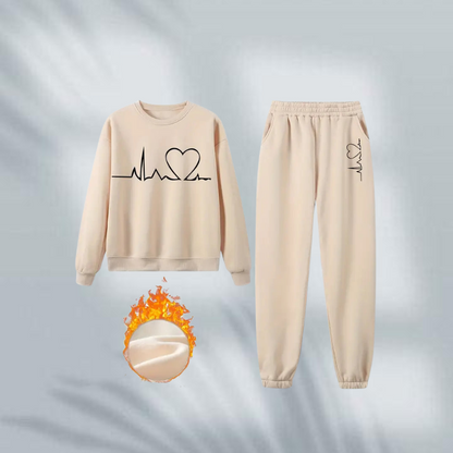 Hoppets flamma Sweatshirt Set | Tillsammans mot bröstcancer