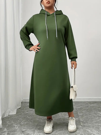 Lilla™ - Bekväm Hoodieklänning