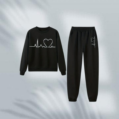 Hoppets flamma Sweatshirt Set | Tillsammans mot bröstcancer