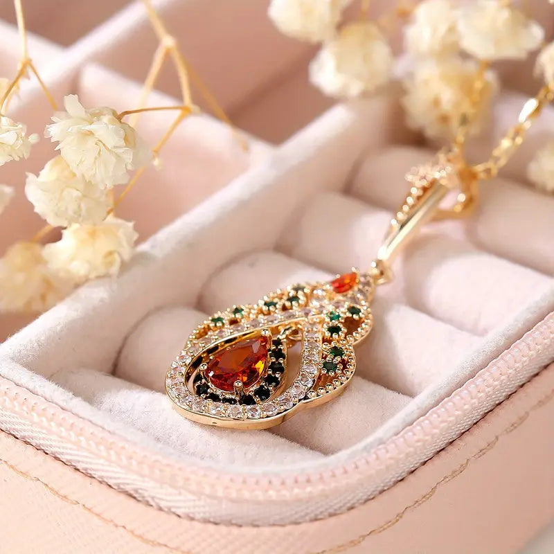 Elegant Tårdroppe Halsband | Tillsammans mot Diabetes