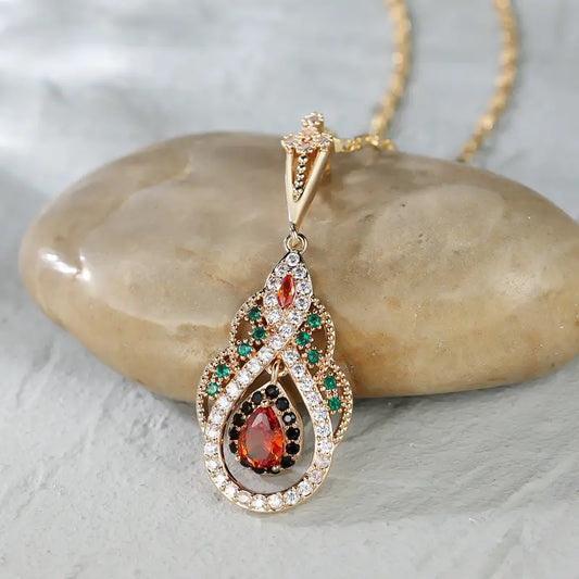 Elegant Tårdroppe Halsband | Tillsammans mot Diabetes