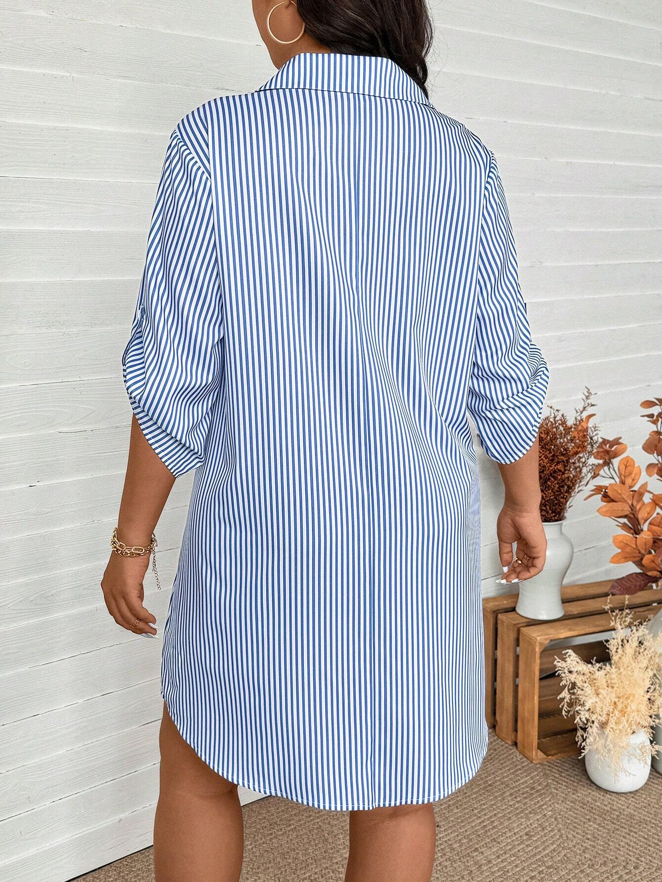 Jennie™ – Damskjortklänning med ränder