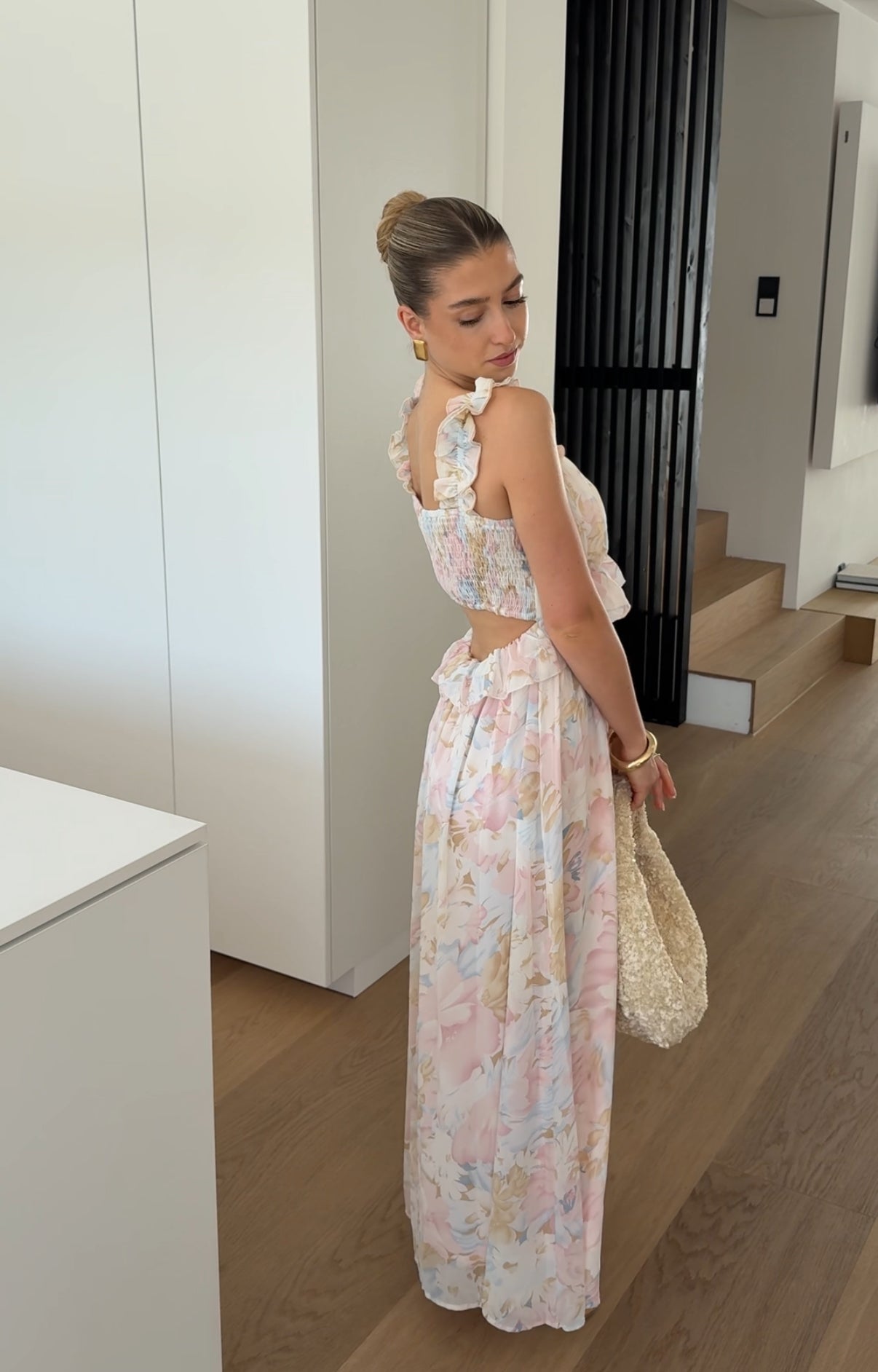 Ela™ – Maxi Blommig Klänning