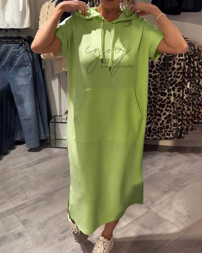 Sheeka™ - Vardaglig Huvtröjeklänning