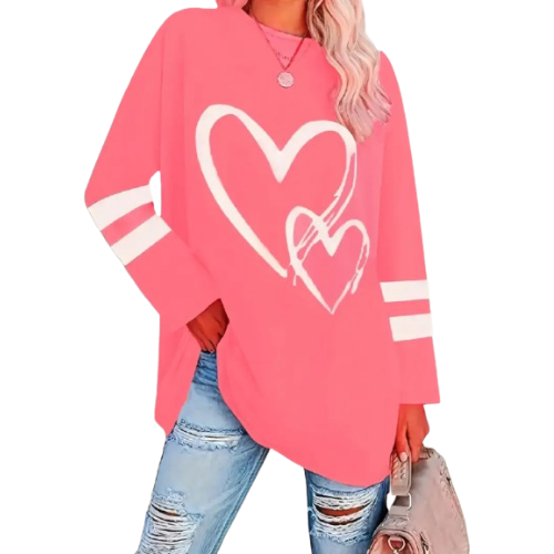 Kärlek & Stöd Sweatshirt | Tillsammans mot Bröstcancer