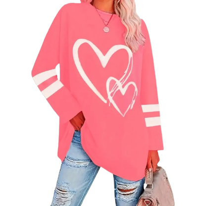 Kärlek & Stöd Sweatshirt | Tillsammans mot Bröstcancer