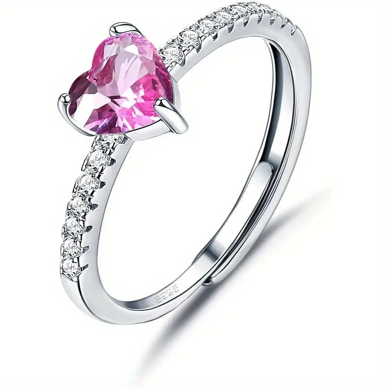 Elegant Hjärtformad Ring | Tillsammans mot Bröstcancer