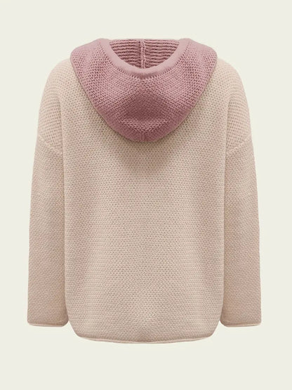 Huvtröja i Stickat | Tillsammans mot Bröstcancer