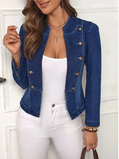 Ava™ - Klassisk Jeansblazer