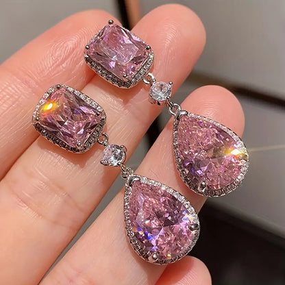 Eleganta Hängande Örhängen | Tillsammans mot Bröstcancer